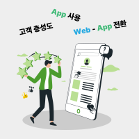 고객 충성도를 높이고 싶다면? ***으로 App사용을 유도해라
