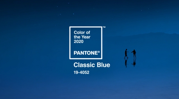 팬톤이 선정한 2020년 올해의 색 '클래식 블루' (촐처 팬톤 홈페이지)