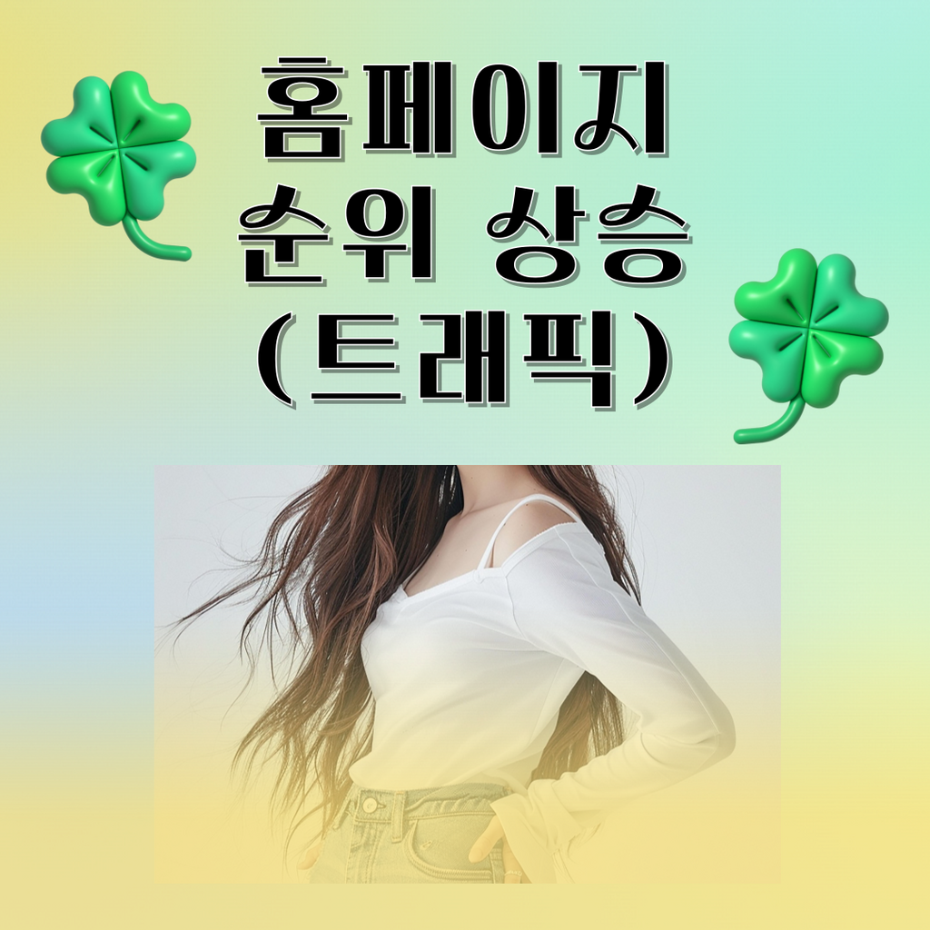 웹사이트 트래픽(홈페이지 트래픽) - 서비스 홍보 - 아이보스