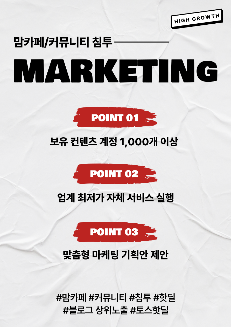 카페/커뮤니티 바이럴 마케팅 전문 실행사입니다 - 서비스 홍보 - 아이보스